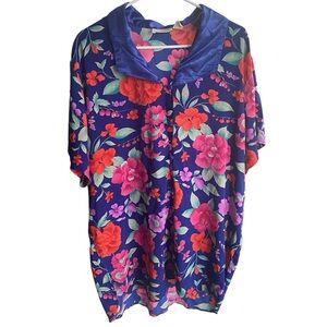 VTG Gold Label Victorias Secret Button Down Nightgown Sleeper, Women’s P / S